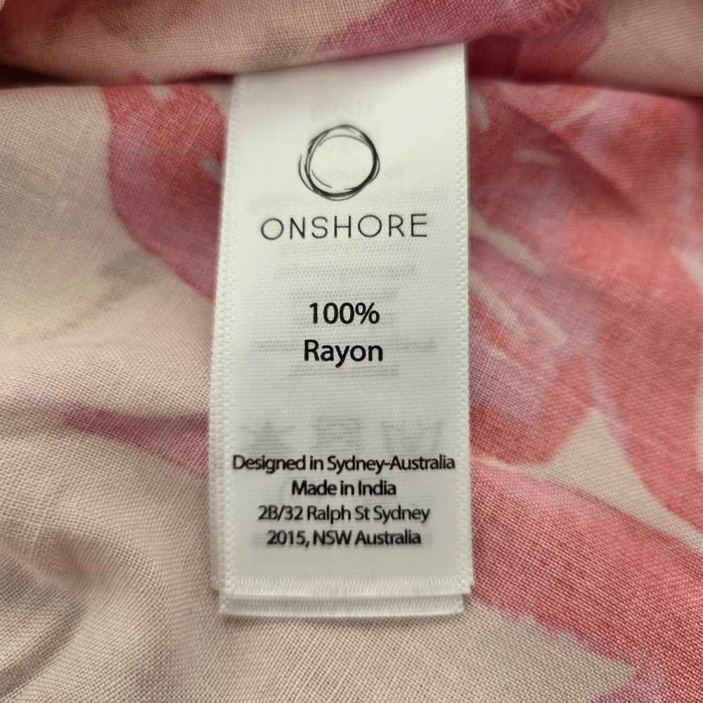 Onshore One Size Floral Print Dress Swim Cover Up. New. - Picture 6 of 8